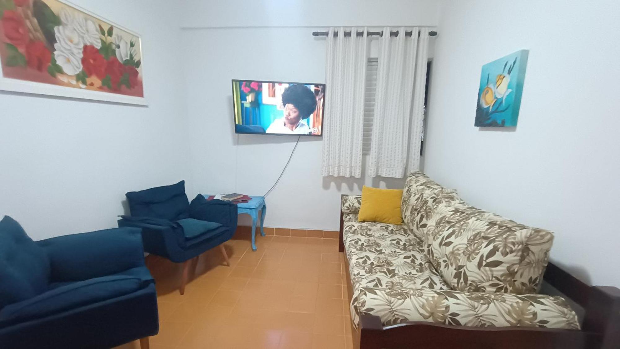 Apartamento Pe Na Areia Vila Caicara Прая-Гранди Экстерьер фото